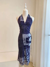 100% Silk Two-piece set THE TENNESSEE in Moody Blue - EnerChic -