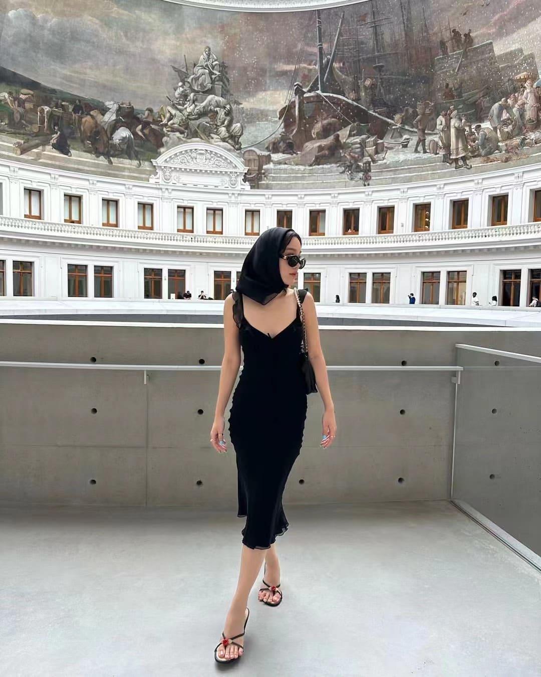Elegant Black Silk Midi Dress vacation dress | EnerChic ™ - EnerChic