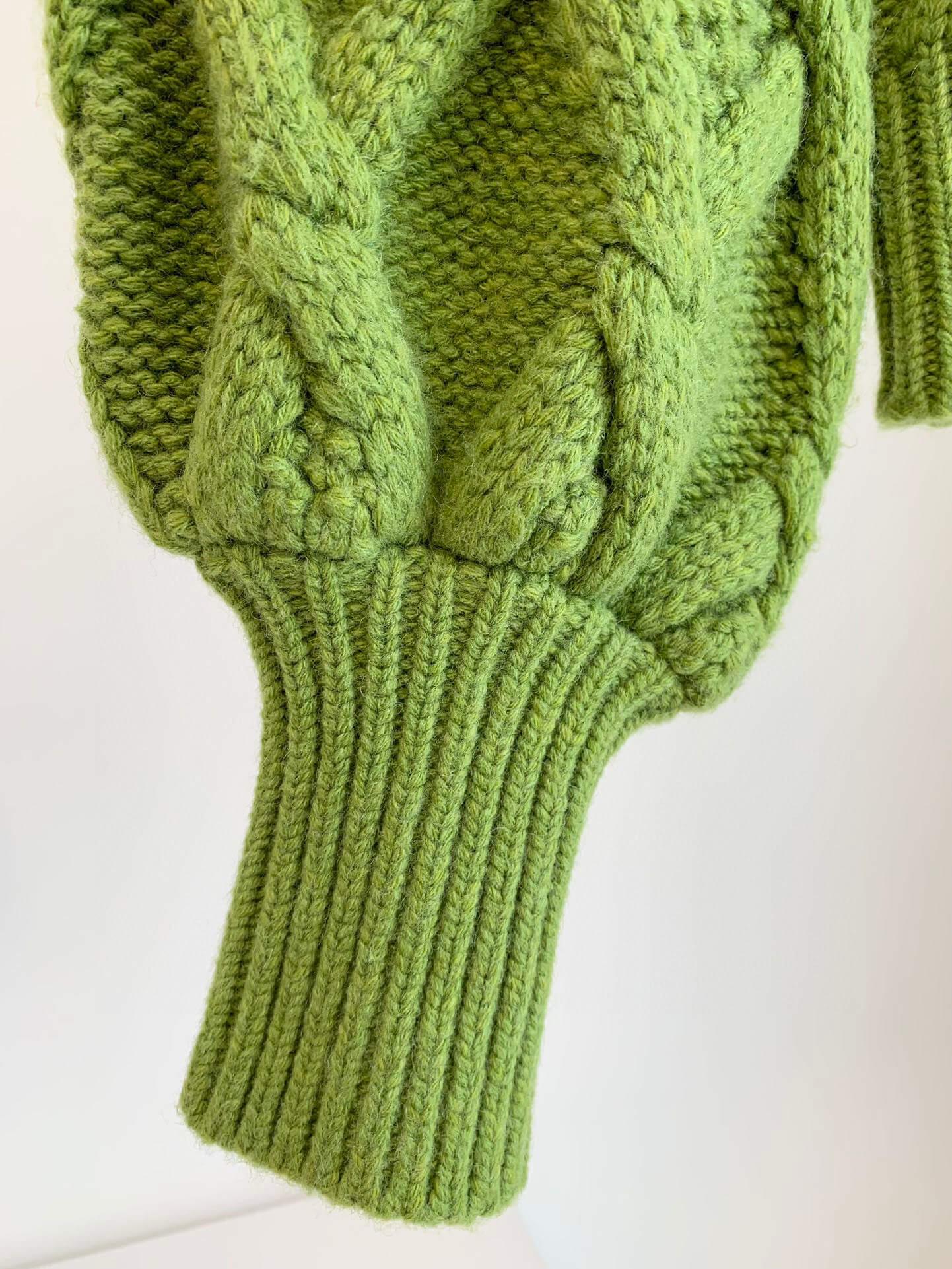 Emerald Elegance Handmade Mohair Sweater | EnerChic ™ - EnerChic