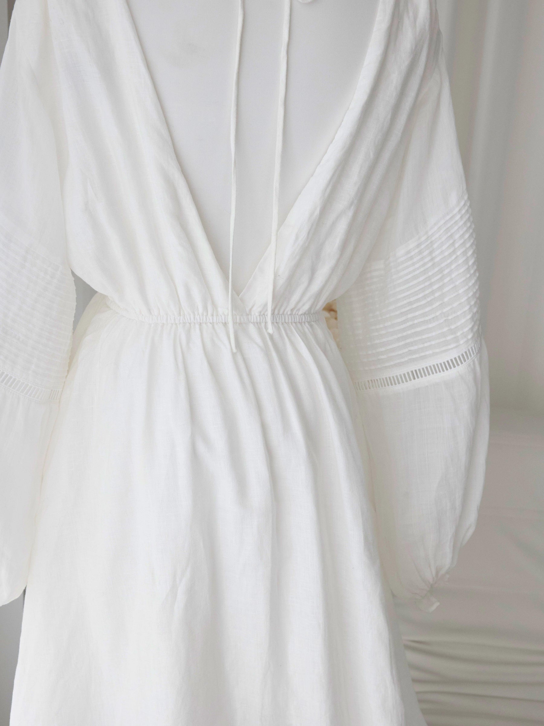 Linen holiday vacation dress | EnerChic ™ - EnerChic